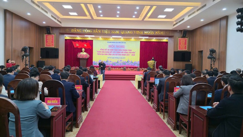 Lào Cai: Tổng kết 5 năm thực hiện phong trào “Toàn dân đoàn kết xây dựng đời sống văn hóa”