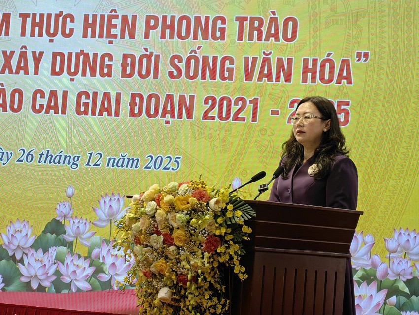 Lào Cai: Tổng kết 5 năm thực hiện phong trào “Toàn dân đoàn kết xây dựng đời sống văn hóa”