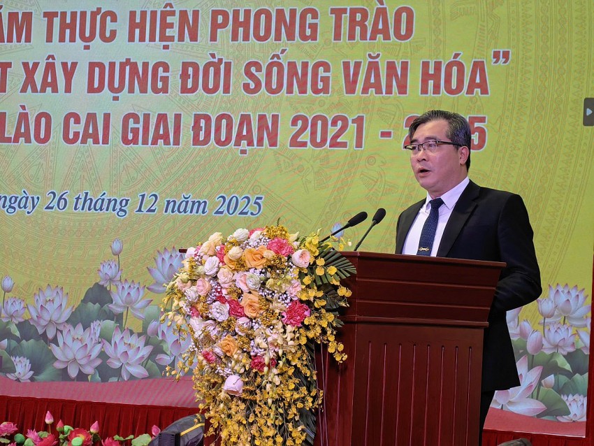 Lào Cai: Tổng kết 5 năm thực hiện phong trào “Toàn dân đoàn kết xây dựng đời sống văn hóa”