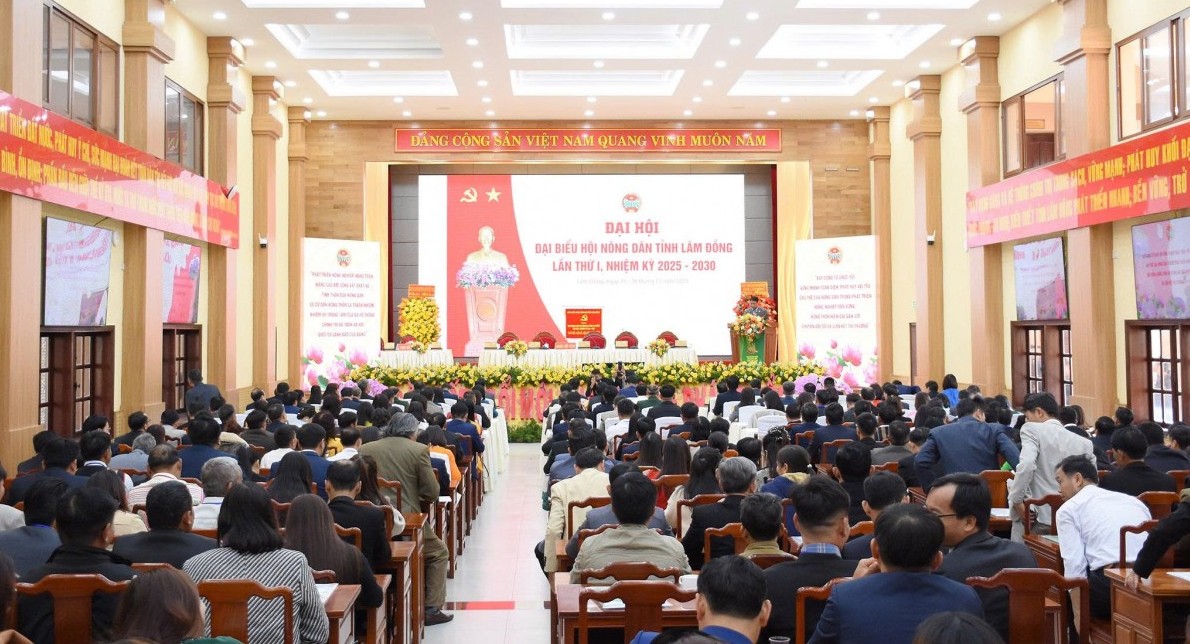 Đại hội Đại biểu Hội Nông dân tỉnh Lâm Đồng lần thứ I, nhiệm kỳ 2025 – 2030