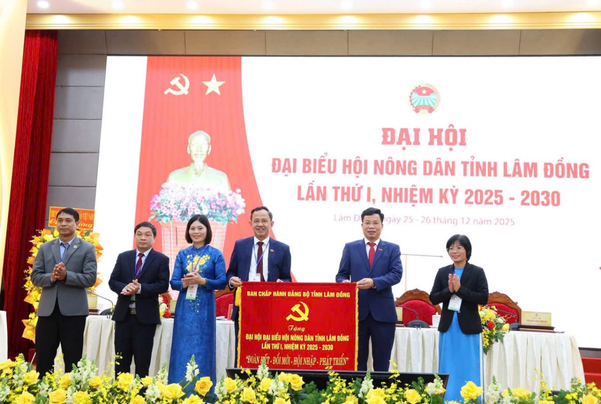 Đại hội Đại biểu Hội Nông dân tỉnh Lâm Đồng lần thứ I, nhiệm kỳ 2025 – 2030