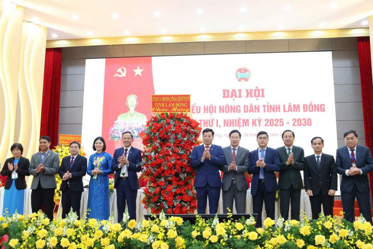 Đại hội Đại biểu Hội Nông dân tỉnh Lâm Đồng lần thứ I, nhiệm kỳ 2025 – 2030