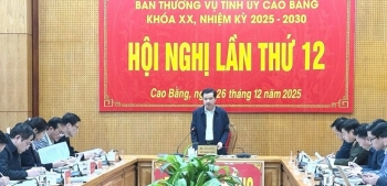 Hội nghị Ban Thường vụ Tỉnh ủy Cao Bằng lần thứ 12, nhiệm kỳ 2025 - 2030