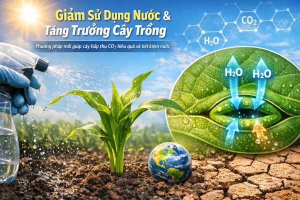 Phương pháp mới hiệu quả hơn để giảm sử dụng nước và cải thiện sự phát triển của cây trồng