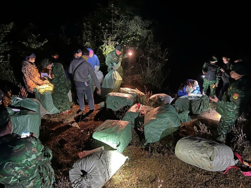 Cao Bằng: Bắt giữ gần 300 kg hàng cấm vận chuyển qua biên giới