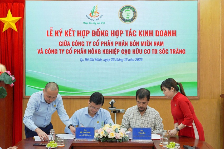 Phân bón Miền Nam ký kết hợp tác chiến lược: Bước tiến mới cho nông nghiệp sạch và bền vững