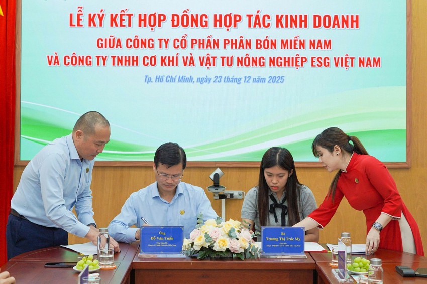 Phân bón Miền Nam ký kết hợp tác chiến lược: Bước tiến mới cho nông nghiệp sạch và bền vững