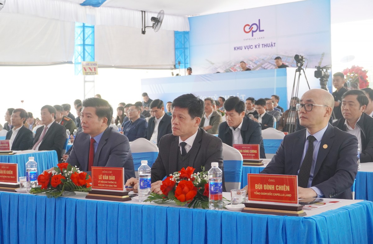 Khởi công dự án đầu tư xây dựng và kinh doanh cơ sở hạ tầng Khu công nghiệp Cam Liên