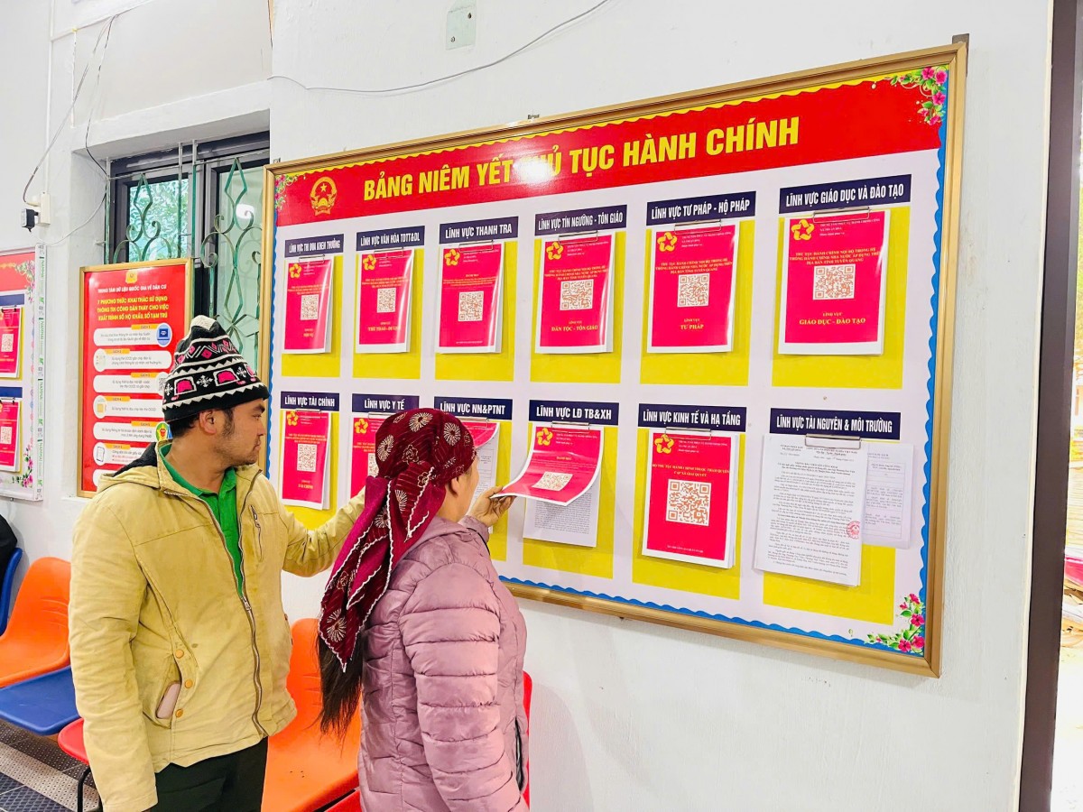 Tuyên Quang: Những chuyển biến tích cực trong công tác cải cách hành chính tại xã Thuận Hòa