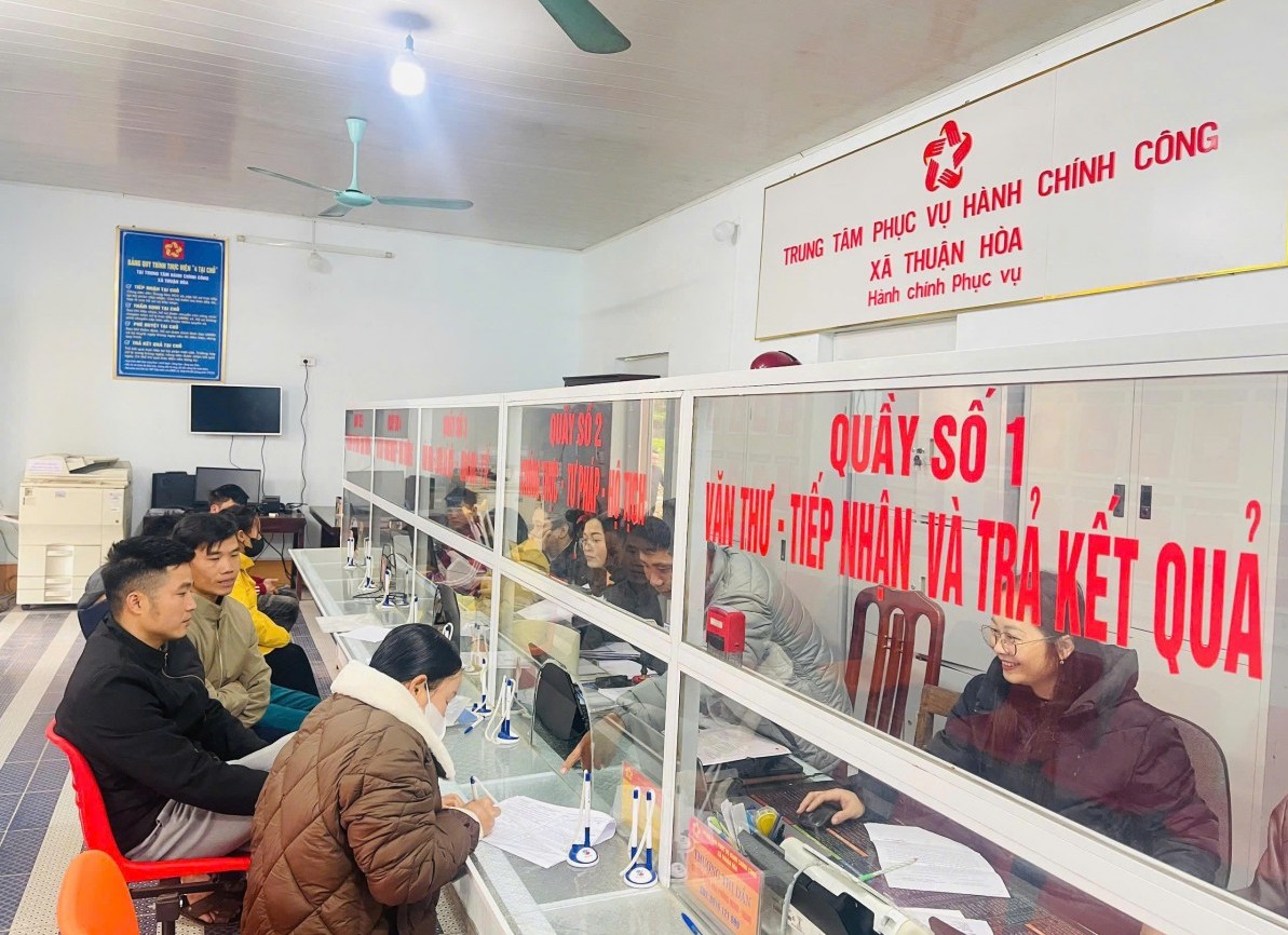 Tuyên Quang: Những chuyển biến tích cực trong công tác cải cách hành chính tại xã Thuận Hòa