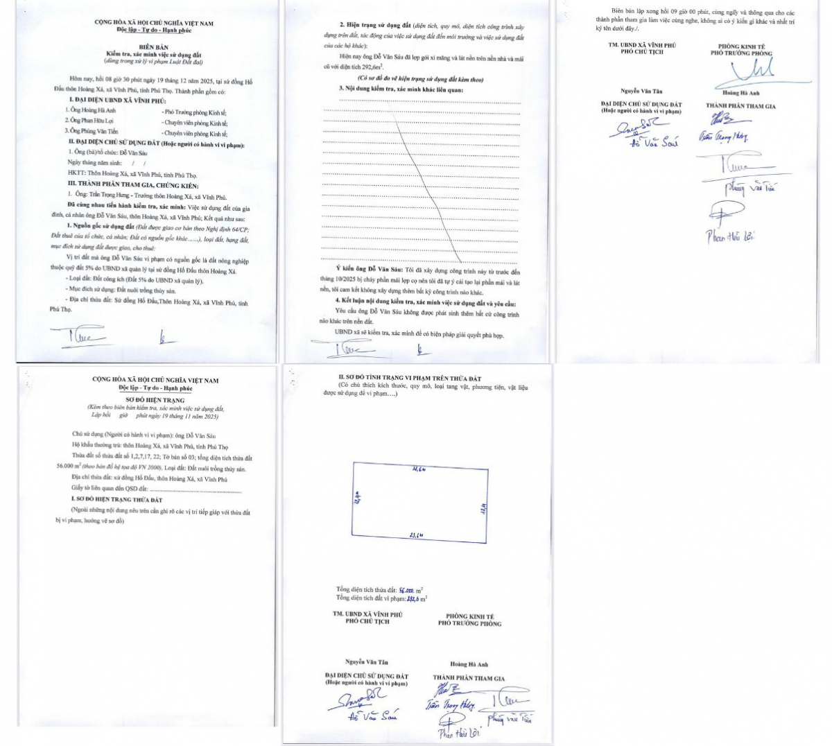 Phú Thọ: Cần giám sát chặt chẽ tình trạng xây dựng trái phép trên đất nông nghiệp tại xã Vĩnh Phú
