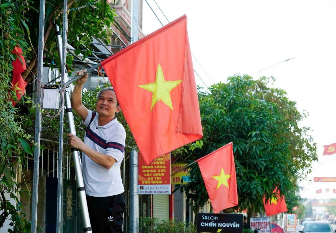 Hà Tĩnh: Rạo rực khí thế chào mừng Đại hội Đảng toàn quốc lần thứ XIV