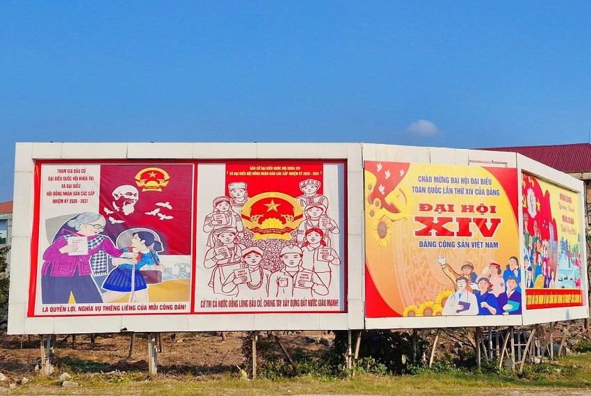 Hà Tĩnh: Rạo rực khí thế chào mừng Đại hội Đảng toàn quốc lần thứ XIV