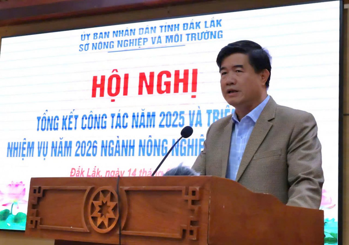 Đắk Lắk: Ngành nông nghiệp phấn đấu tăng trưởng đạt 5,86% trong năm 2026