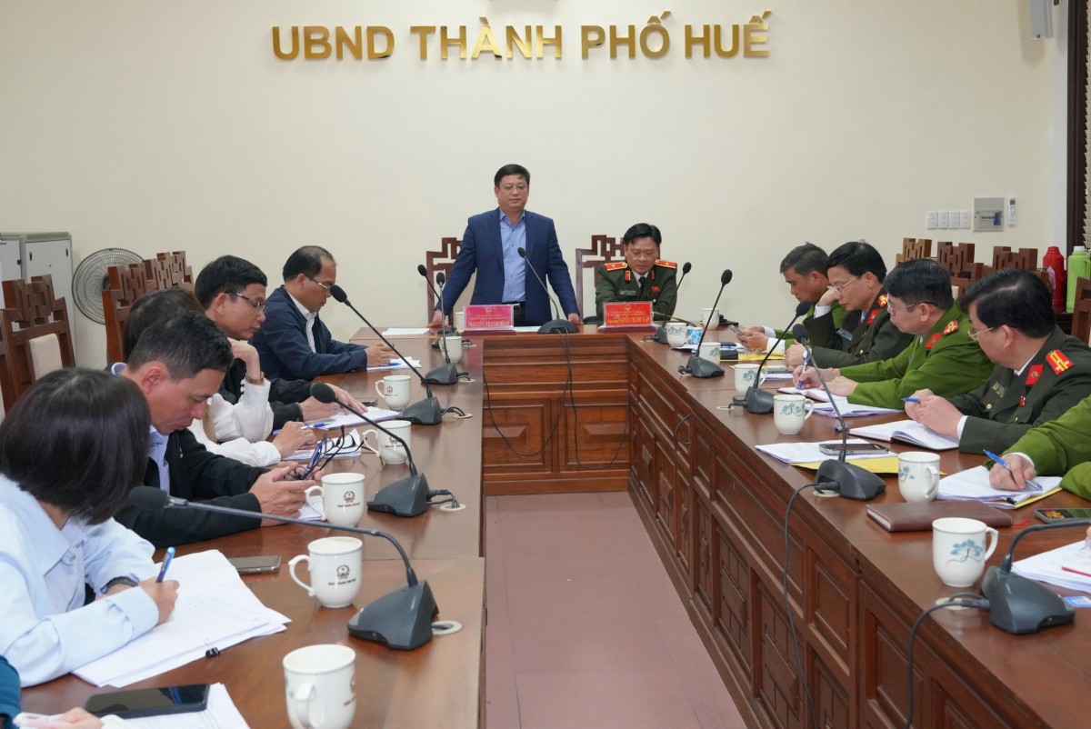 Cuộc họp do đồng chí Nguyễn Thanh Bình - Phó Chủ tịch Thường trực UBND thành phố, Trưởng Ban Chỉ đạo 138 thành phố chủ trì