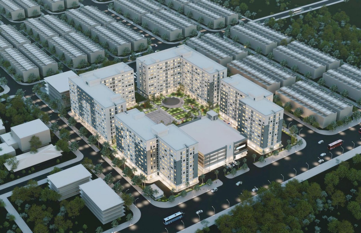 Phối cảnh dự án. 