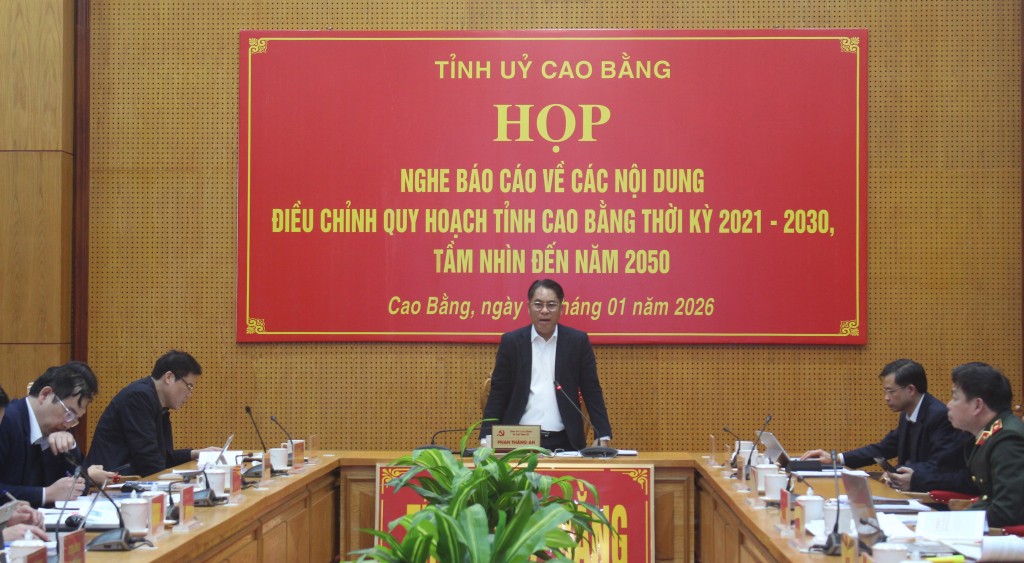 Cao Bằng điều chỉnh quy hoạch tỉnh thời kỳ 2021 - 2030, tầm nhìn đến năm 2050