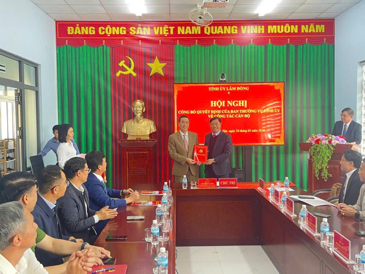 Lâm Đồng: Xã Quảng Tân có Bí thư mới