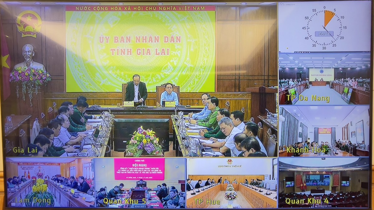 Bí thư Tỉnh ủy Gia Lai Thái Đại Ngọc: Gia Lai đã triển khai chiến dịch Quang Trung với tinh thần thần tốc, quyết liệt, lấy người dân làm trung tâm, bảo đảm hộ dân bị thiệt hại do thiên tai đều sớm có nơi ở an toàn - Ảnh: VGP/Nhật Bắc