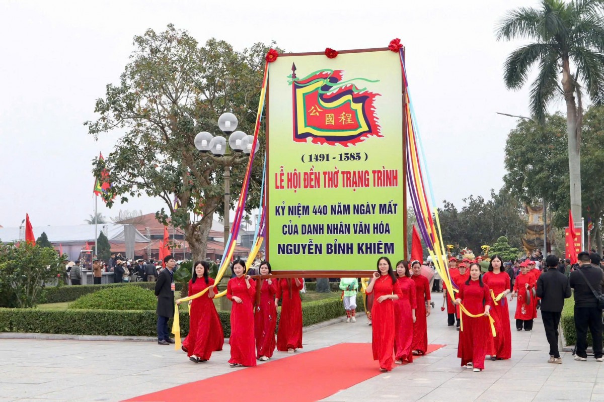 Hải Phòng kỷ niệm 440 năm Ngày mất Danh nhân văn hóa Trạng Trình Nguyễn Bỉnh Khiêm