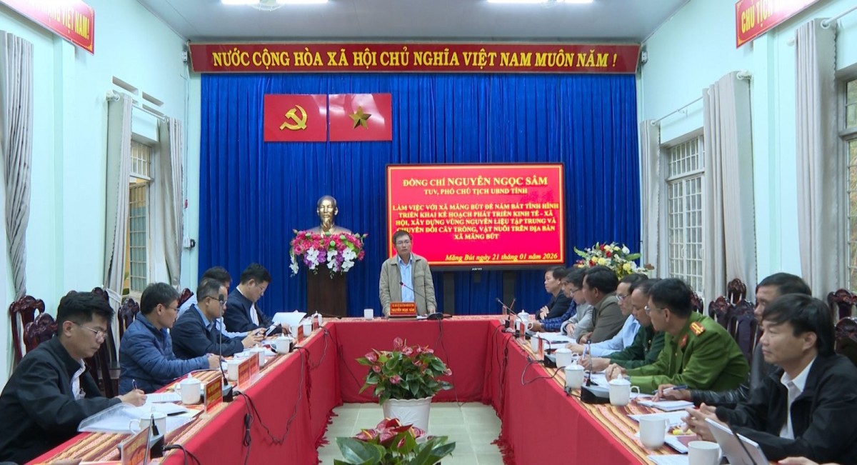 Quang cảnh buổi làm việc.