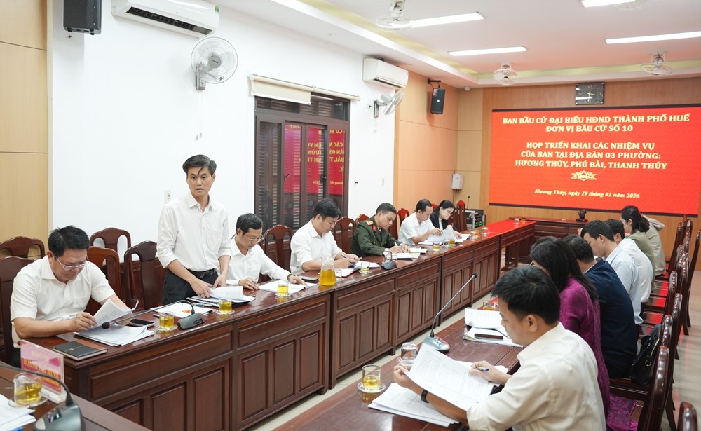 Họp triển khai các nhiệm vụ bầu cử 