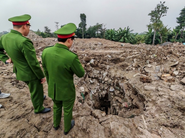 CATP Hà Nội khởi tố các đối tượng gây ô nhiễm môi trường tại xã Bát Tràng