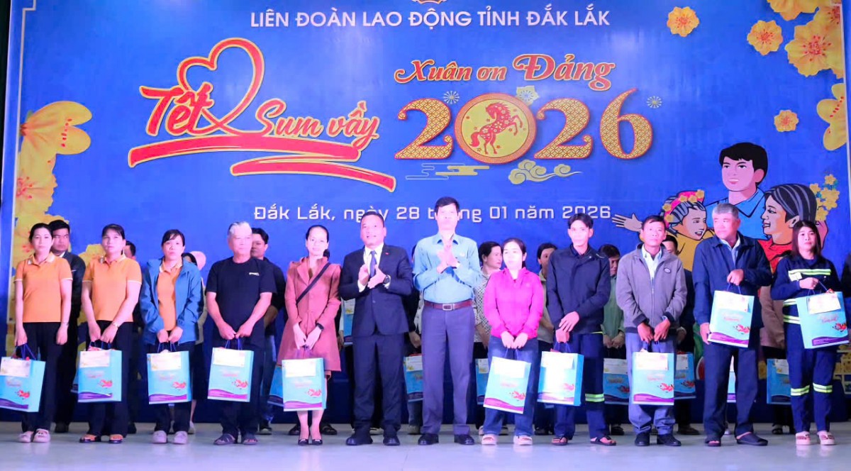 Đắk Lắk tổ chức Chương trình “Tết Sum vầy - Xuân ơn Đảng”