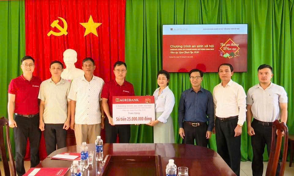 Ngân hàng Agribank chung tay vì người nghèo dịp Xuân Bính Ngọ 2026