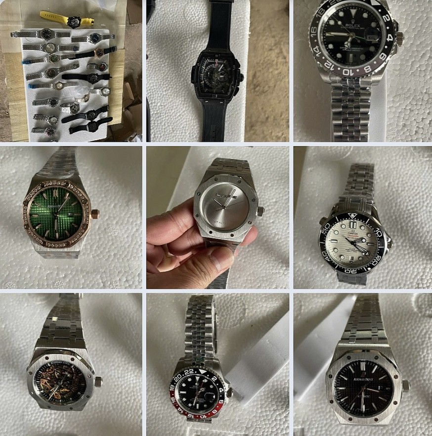 Hải quan phát hiện hơn 870 đồng hồ nghi xâm phạm quyền sở hữu trí tuệ.