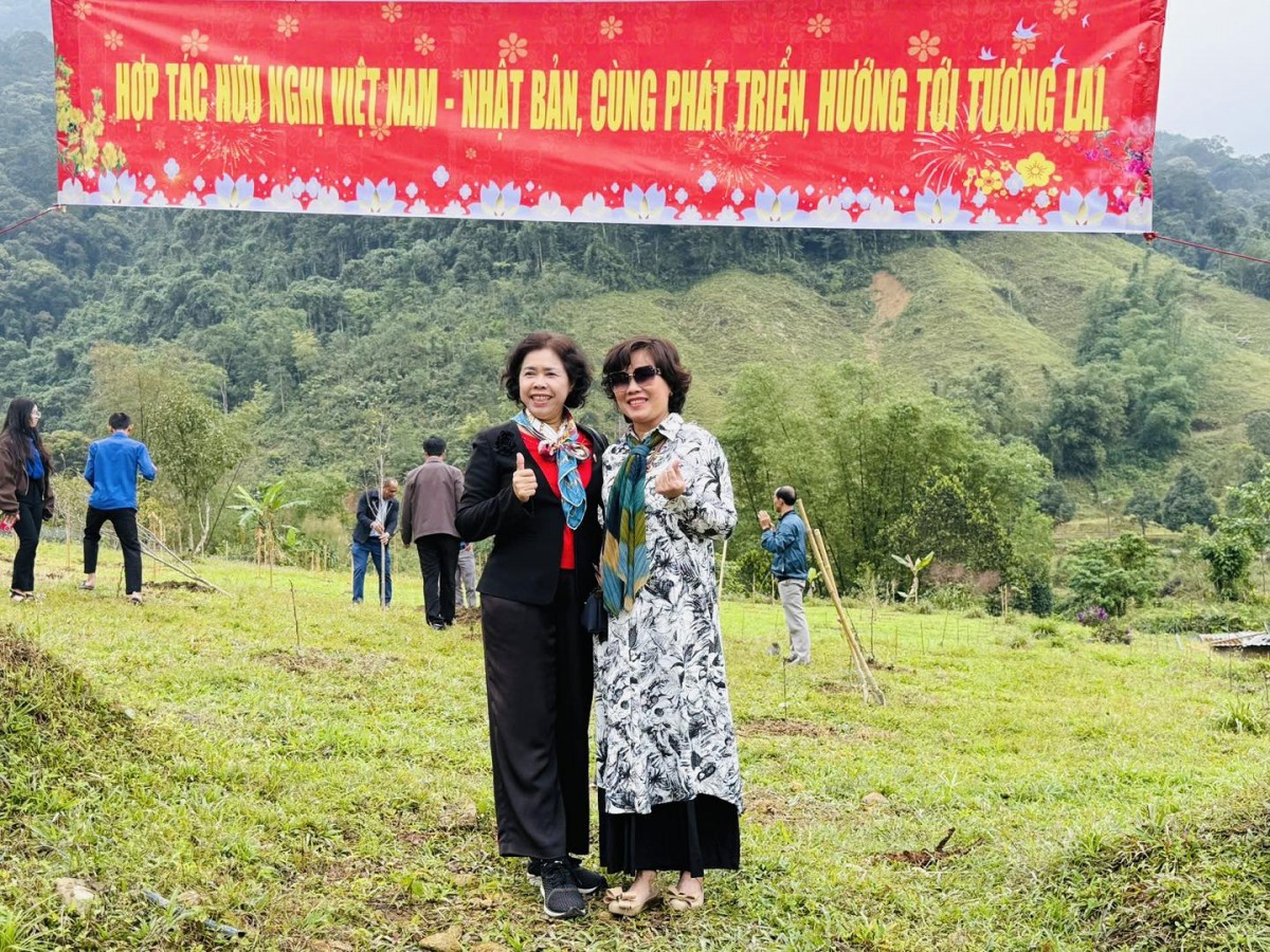 Huế: Trồng cây mừng Đảng, mừng Xuân gắn kết tình hữu nghị Việt - Nhật