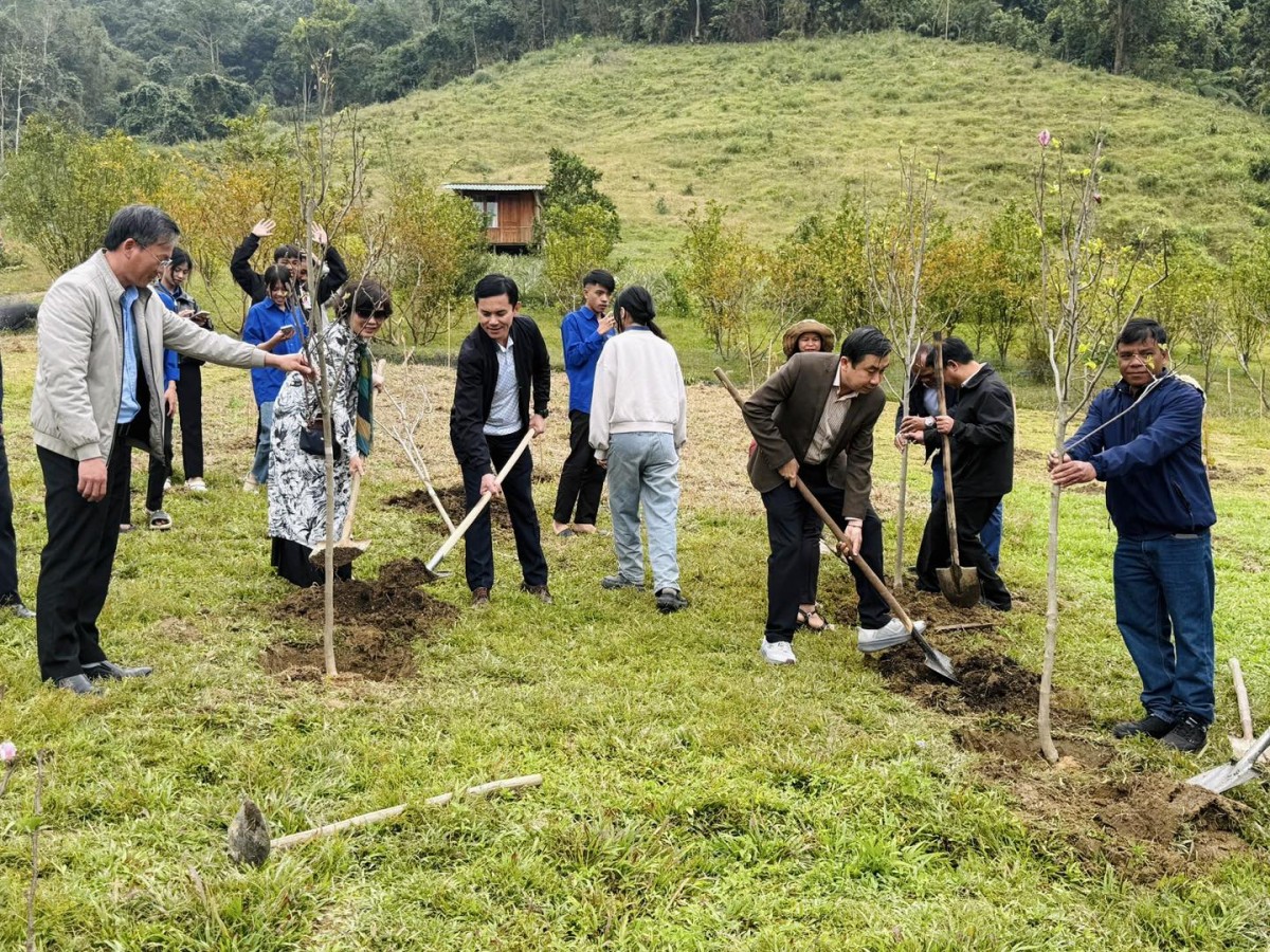 Huế: Trồng cây mừng Đảng, mừng Xuân gắn kết tình hữu nghị Việt - Nhật