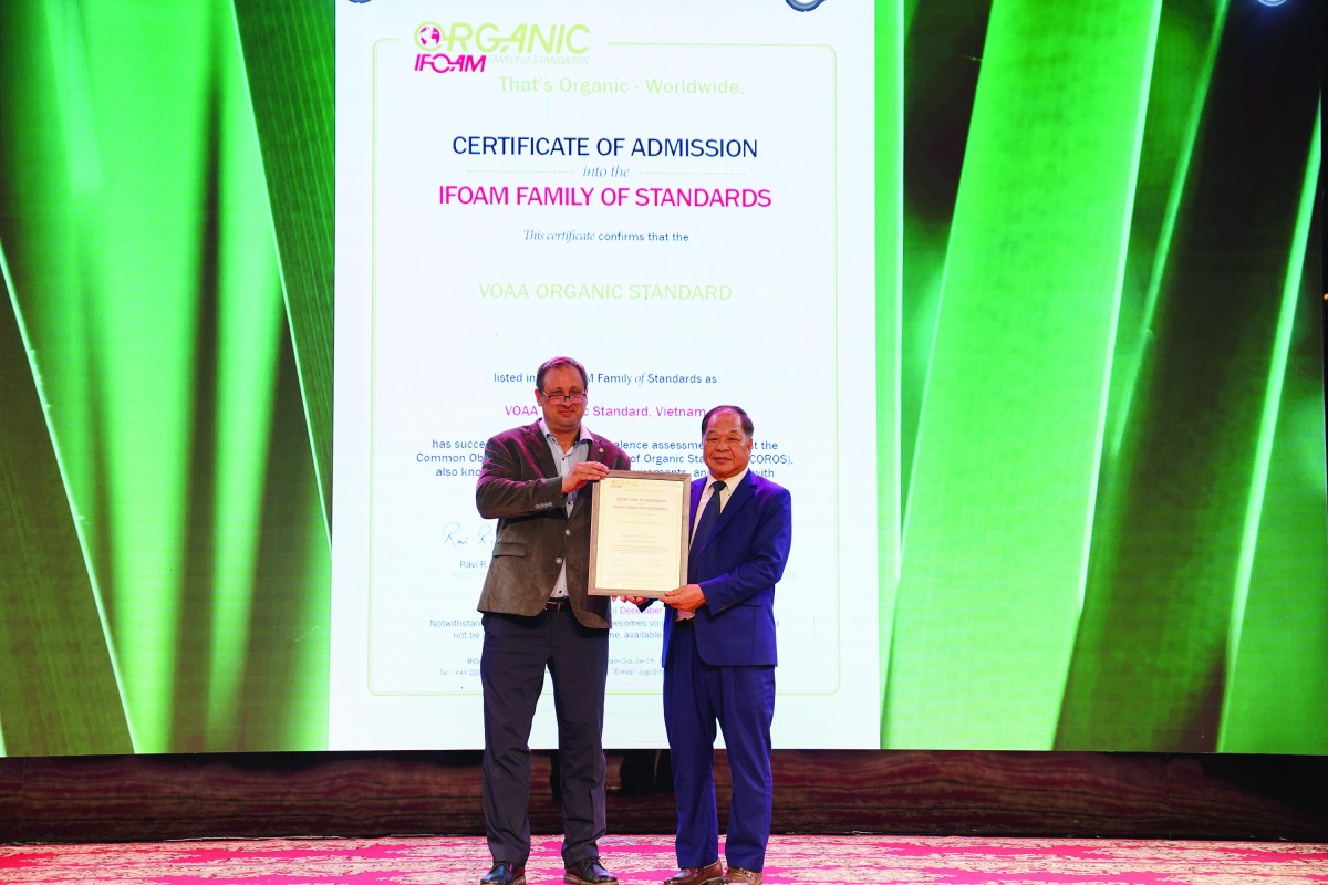 Nông nghiệp hữu cơ Việt Nam 2025 -  Hội nhập, kết nối quốc tế
