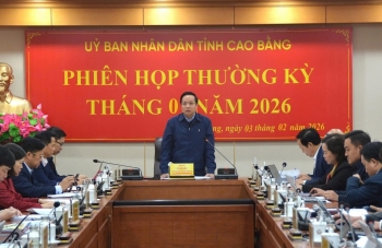 UBND tỉnh Cao Bằng họp phiên thường kỳ tháng 1/2026