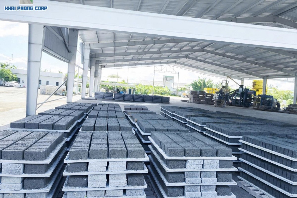 Gạch không nung Khai Phong góp phần phát triển xây dựng xanh