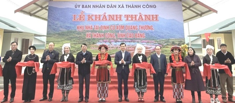 Cao Bằng: Khánh thành Khu tái định cư xóm Quang Thượng, xã Thành Công