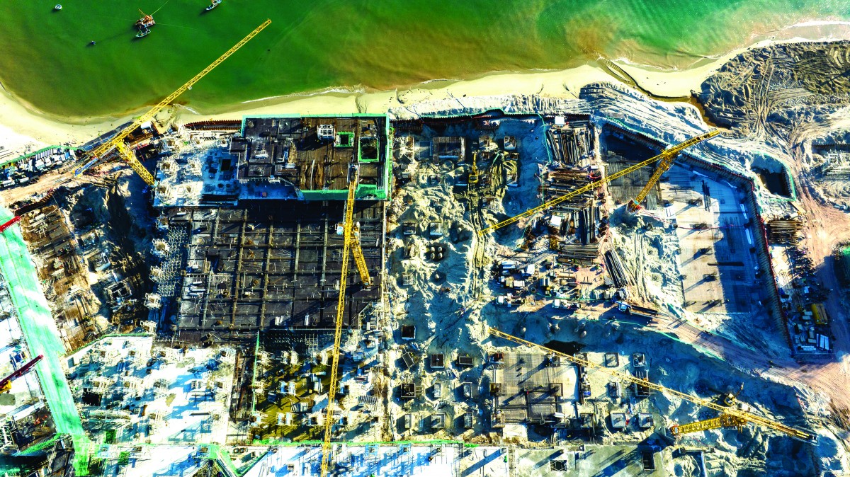 Thi công thần tốc giữa đảo Ngọc: Siêu tổ hợp APEC Phú Quốc dần thành hình