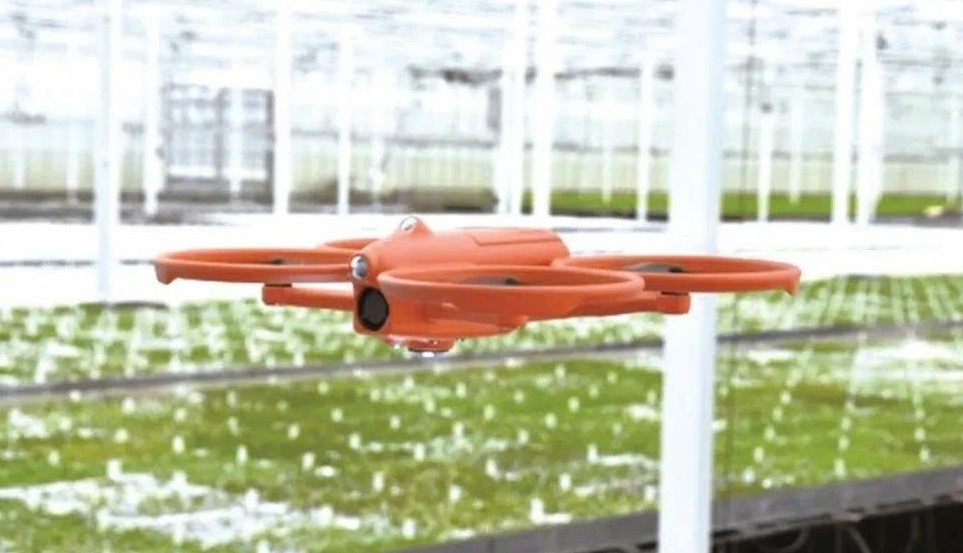 Cận cảnh mô hình giám sát nhà kính bằng drone tại Hà Lan