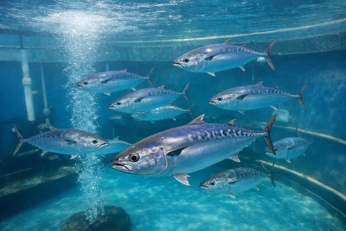 Philippines nhân giống thành công cá ngừ chấm trong hệ thống khép kín