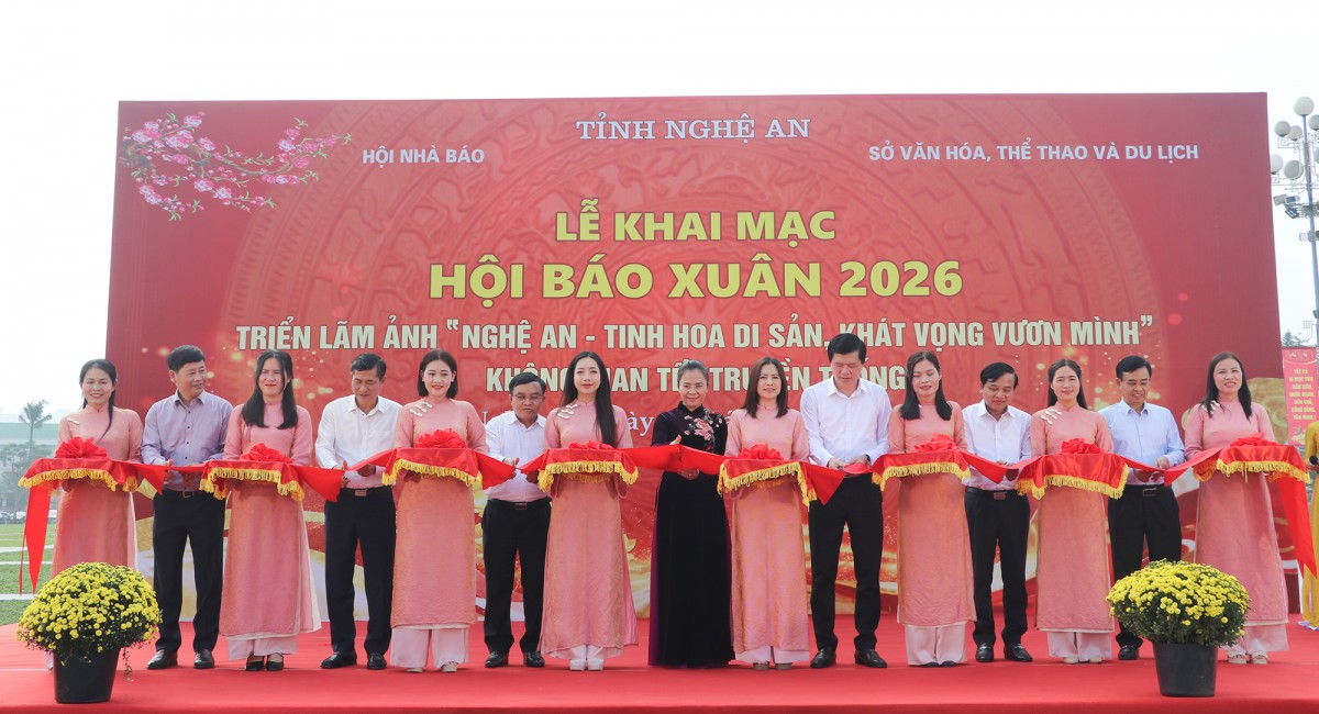 Nghệ An khai mạc Hội báo Xuân Bính Ngọ 2026