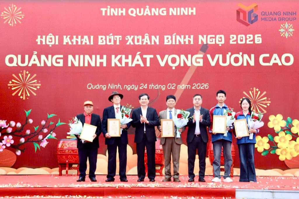 Quảng Ninh mở hội Khai bút đầu năm 2026: Khơi nguồn tri thức, lan tỏa động lực phát triển