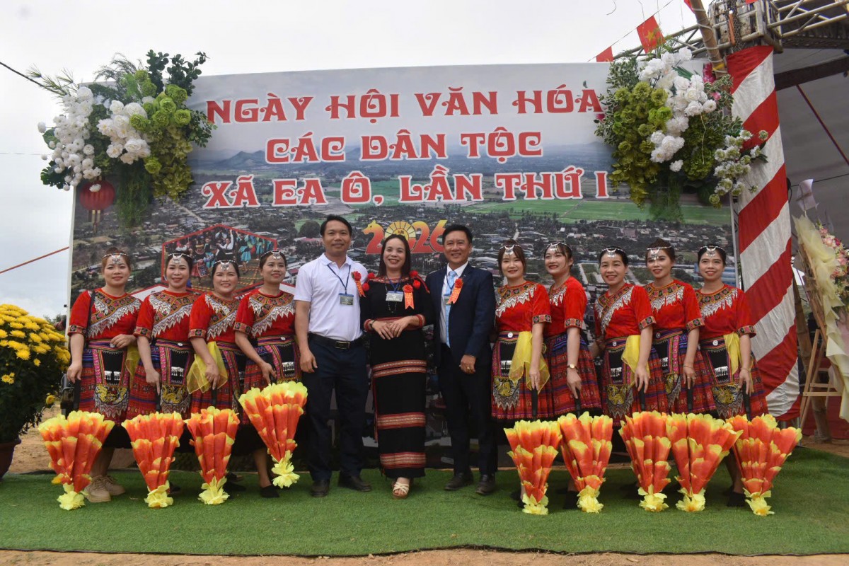 Đắk Lắk: Khai mạc Ngày hội văn hóa các dân tộc xã Ea Ô lần thứ I năm 2026