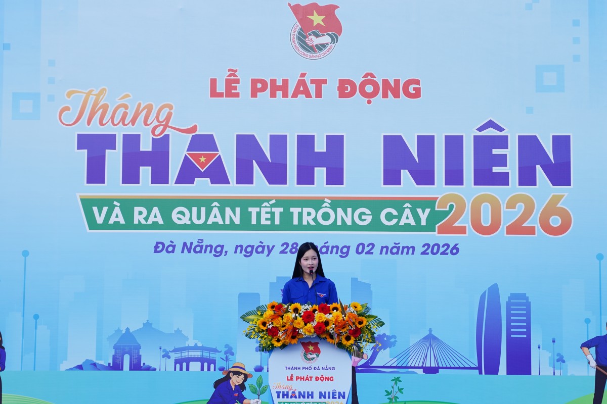 Phát huy tinh thần xung kích - sáng tạo, Đà Nẵng ra quân Tháng Thanh niên 2026
