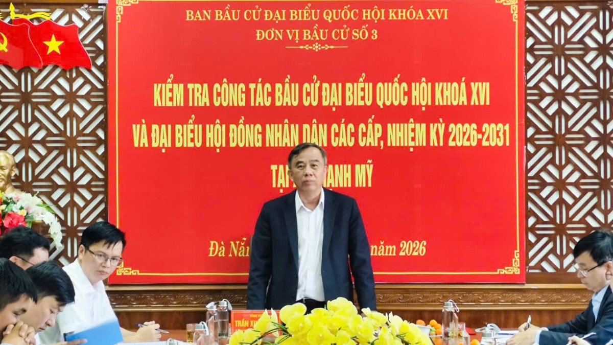 Đoàn công tác kiểm tra, làm việc về công tác chuẩn bị bầu cử tại địa phương.