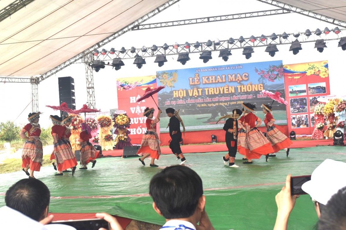 Đắk Lắk: Khai mạc Giải Vật truyền thống xã Vụ Bổn mở rộng lần thứ XV, năm 2026