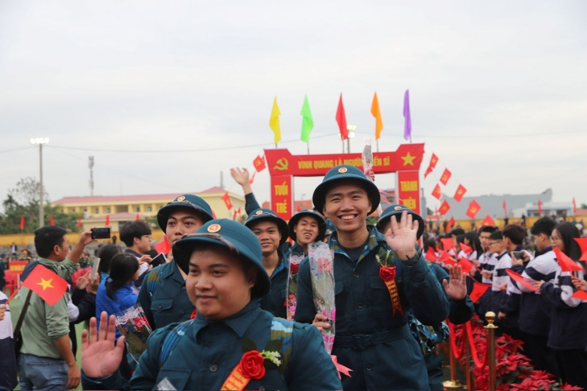 Hải Phòng: Hơn 5000 thanh niên ưu tú lên đường nhập ngũ