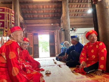 “Tết lại” Ước Lễ tái hiện đình làng, chợ quê, tôn vinh nghề giò chả