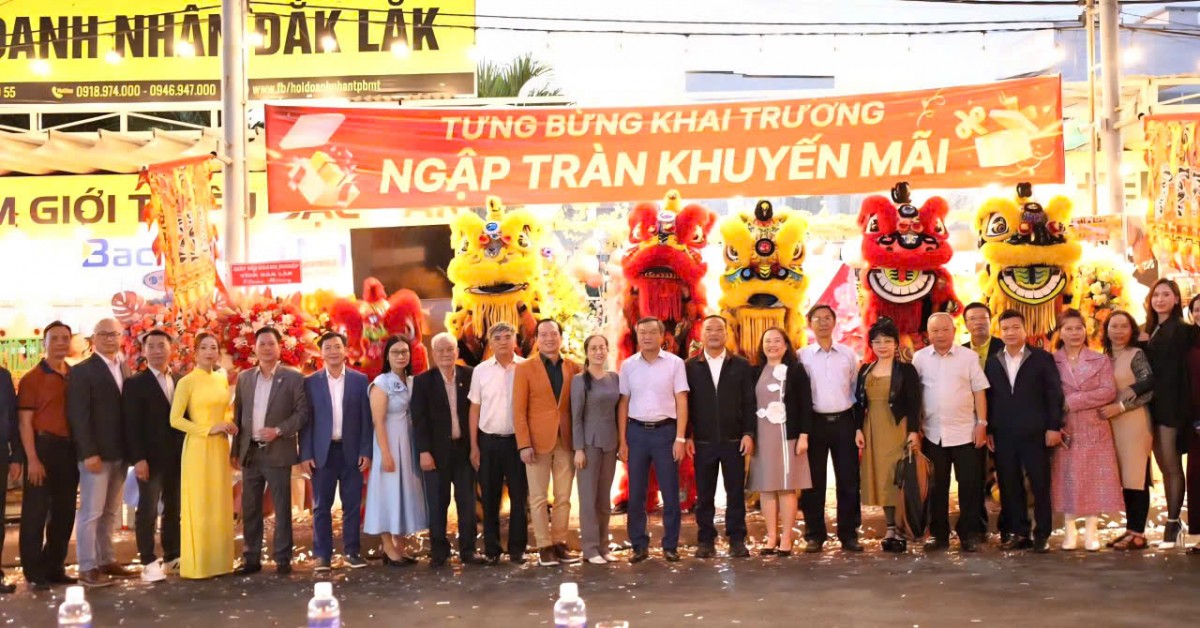 Hiệp hội Doanh nhân tỉnh Đắk Lắk ra mắt Trung tâm giới thiệu đặc sản OCOP