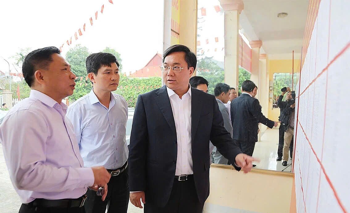 Phú Thọ: Chủ tịch UBND tỉnh Trần Duy Đông kiểm tra công tác chuẩn bị bầu cử tại một số địa phương