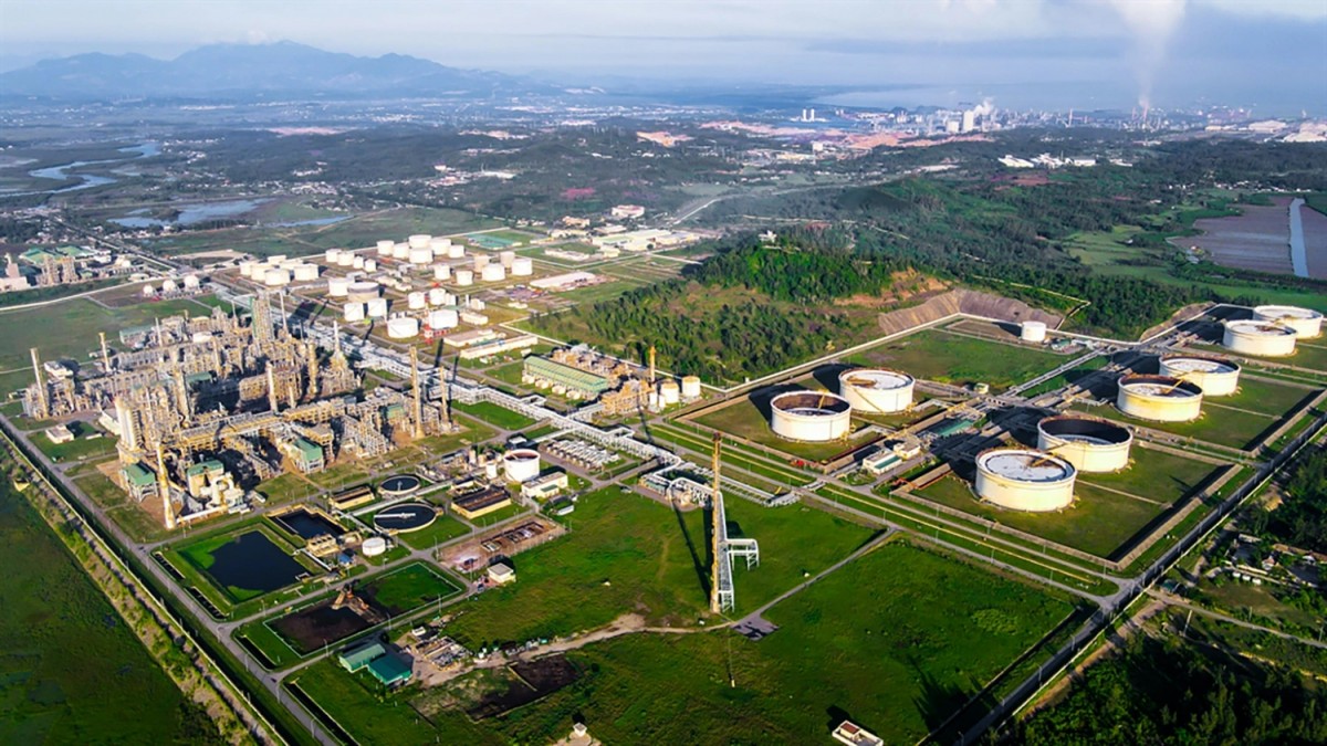 Toàn cảnh Nhà máy lọc dầu Dung Quất